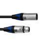 PSSO XLR cable COL 3pin 5m bk Neutrik