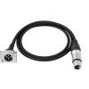 PSSO Patch Cable XLR(F)/XLR(M) S 1m bk