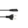 OMNITRONIC Euro Power Cable 1.5m bk