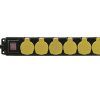 EUROLITE Distributor 6-fold IP44 bk 10m