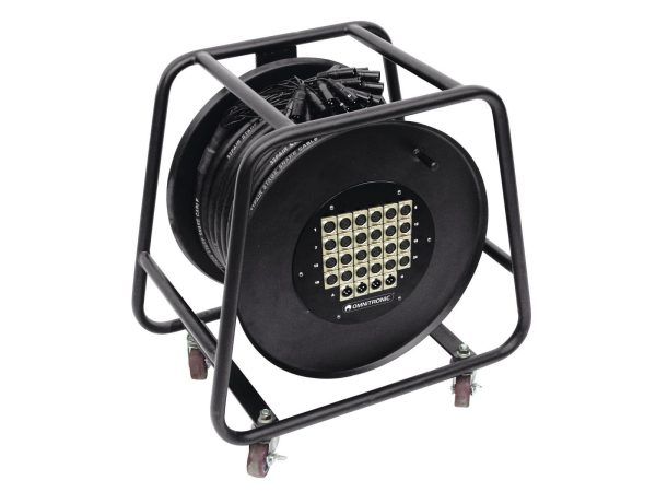 OMNITRONIC Multicore Stagebox 24/4 30m cable reel