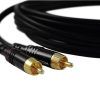 SOMMER CABLE RCA cable 2x2 1m bk Hicon