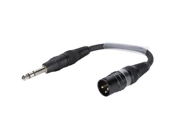 SOMMER CABLE Adaptercable XLR(M)/Jack stereo 0.15m bk