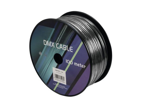EUROLITE DMX cable 2x0.22 100m bk