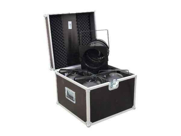 ROADINGER Flightcase 4x PAR-64 Spot short