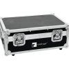 ROADINGER Flightcase 4x AKKU TL-3 Trusslight QuickDMX with charging function