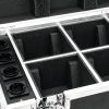 ROADINGER Flightcase 4x AKKU TL-3 Trusslight QuickDMX with charging function