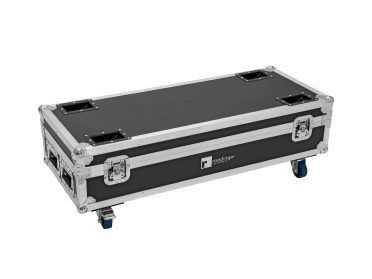 ROADINGER Flightcase 8x AKKU IP UP-4 QuickDMX with charging function