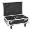 ROADINGER Flightcase 4x AKKU IP UP-4 Plus HCL Spot WDMX with Charging Function