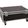 ROADINGER Flightcase 4x LED THA-150F Theater-Spot