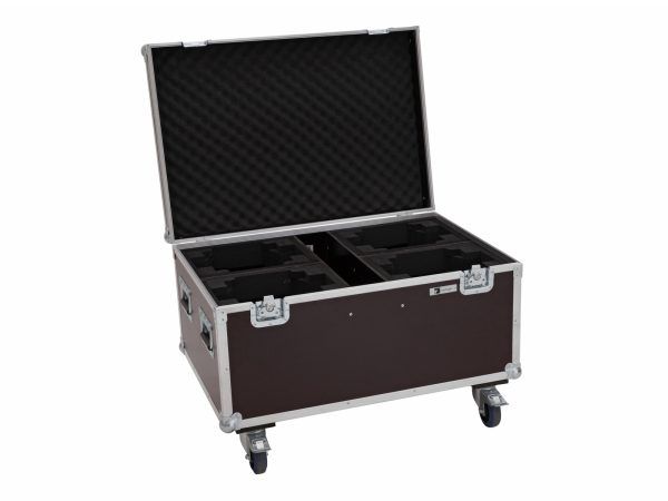 ROADINGER Flightcase 4x LED TMH-X4