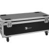 ROADINGER Flightcase 8x AKKU IP PAR 7 QCL WDMX with charging function