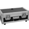 ROADINGER Flightcase 4x AKKU Dot 1 RGB/WW QuickDMX