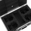 ROADINGER Flightcase 4x AKKU Dot 1 RGB/WW QuickDMX