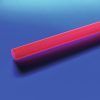 EUROLITE Tubing 10x10mm red UV-active 2m