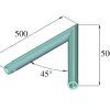 ALUTRUSS SINGLELOCK SPAC-19 QUICK-LOCK Corner 45°