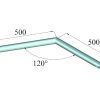ALUTRUSS SINGLELOCK SPAC-22 QUICK-LOCK Corner 120°