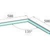 ALUTRUSS SINGLELOCK SPAC-23 QUICK-LOCK Corner 135°
