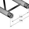 ALUTRUSS BILOCK BQ2-500 2-way Cross Beam