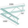 ALUTRUSS BILOCK BQ2-PAC20V 2-way Corner 60°