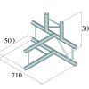ALUTRUSS BILOCK BQ2-PAT42V 4-Way T-Piece