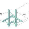 ALUTRUSS BILOCK BQ2-PAC44H 4-Way Corner