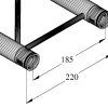 ALUTRUSS DECOLOCK DQ2-200 2-way cross beam