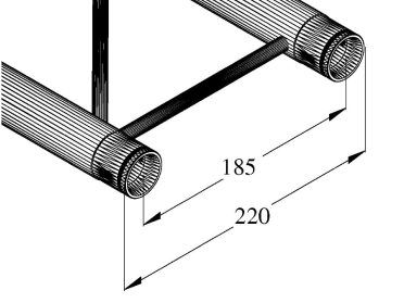 ALUTRUSS DECOLOCK DQ2-4000 2-way Cross Beam