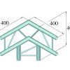 ALUTRUSS DECOLOCK DQ2-PAL31V 3-way Corner 90°