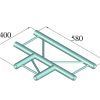 ALUTRUSS DECOLOCK DQ2-PAT35H 3-way T-Piece 90°