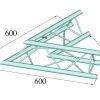 ALUTRUSS DECOLOCK DQ3-PAC20 2-Way Corner 60°
