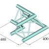 ALUTRUSS DECOLOCK DQ3-PAC21 2-Way Corner 90°