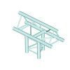 ALUTRUSS DECOLOCK DQ3-PAT38 3-Way T-Piece 90°