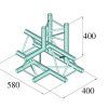 ALUTRUSS DECOLOCK DQ3-PAT42 4-Way T-Piece /