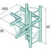 ALUTRUSS DECOLOCK DQ3-PAC45 4-Way Corner right
