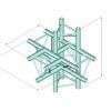 ALUTRUSS DECOLOCK DQ3-PAT51 5-Way Corner /