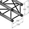 ALUTRUSS DECOLOCK DQ4-200 4-Way Cross Beam