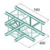 ALUTRUSS DECOLOCK DQ4-PAT35 3-Way T-Piece 90°