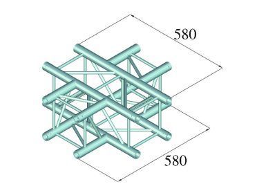 ALUTRUSS DECOLOCK DQ4-PAC41 4-Way Cross Piece