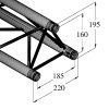 ALUTRUSS DECOLOCK DQ3-S3000 3-Way Cross Beam bk