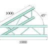 ALUTRUSS BILOCK E-GL22 C19-V 2-way Corner 45°