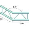 ALUTRUSS BILOCK E-GL22 C23-V 2-Way Corner 135°