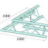 ALUTRUSS TRILOCK E-GL33 C-20 2-Way Corner 60°
