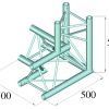 ALUTRUSS TRILOCK 6082AL-33 3-Way Corner / right