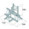 ALUTRUSS TRILOCK 6082AT-42 4-Way Piece /