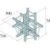 ALUTRUSS TRILOCK 6082AT-51 5-Way Piece /
