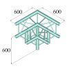 ALUTRUSS QUADLOCK TQ390-QQL30 3-Way-Corner 90°