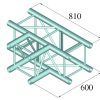 ALUTRUSS QUADLOCK TQ390-QQT35 3-Way T-Piece