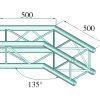 ALUTRUSS QUADLOCK S6082C-23 2-Way Corner 135°