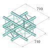 ALUTRUSS QUADLOCK S6082C-41 4-Way Cross Piece